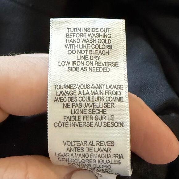 Julia Jordan Women's Lace Jumpsuit 2 Black Twist Neck Halter Wide Leg Event Chic - Picture 12 of 12